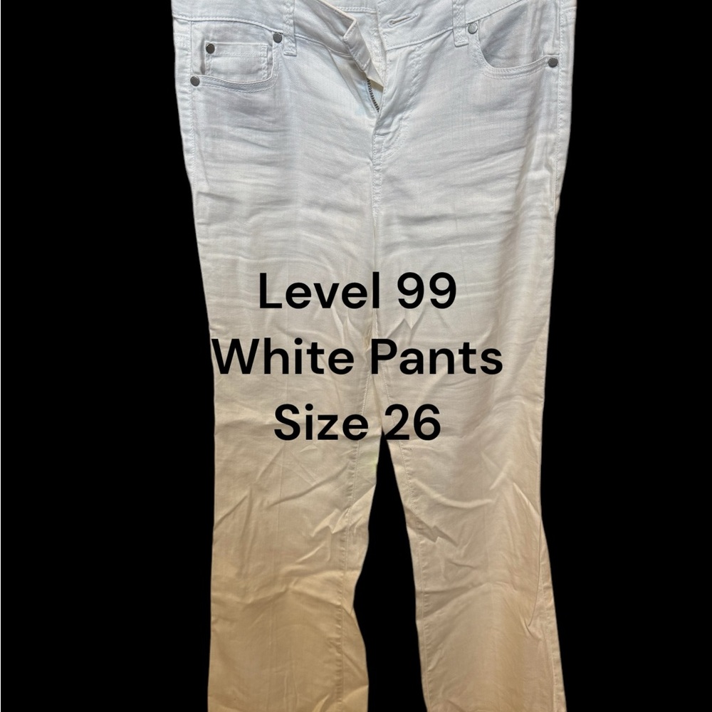 Level 99 White Pants